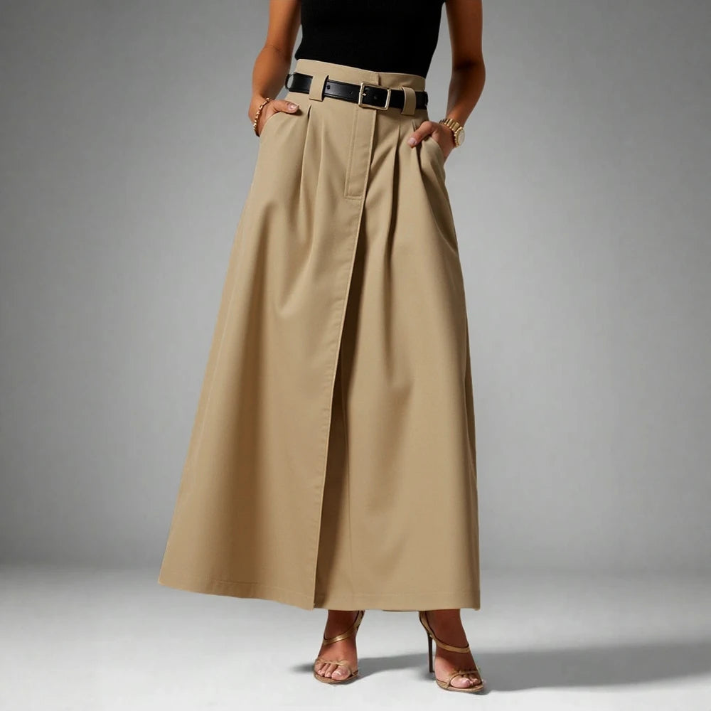 חצאית מקסי בגזרה רחבה