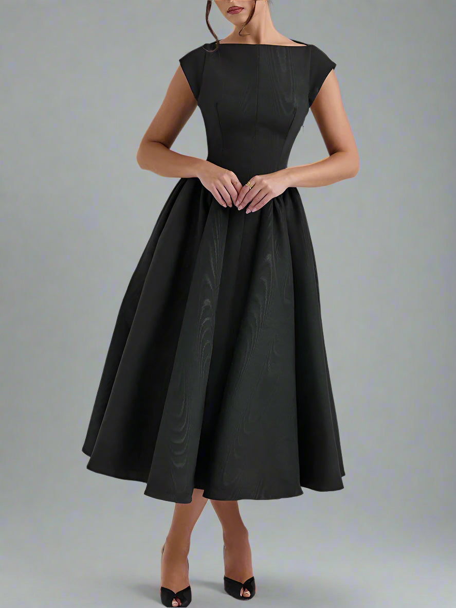 שמלת פעמון אלגנטית מחמיאה