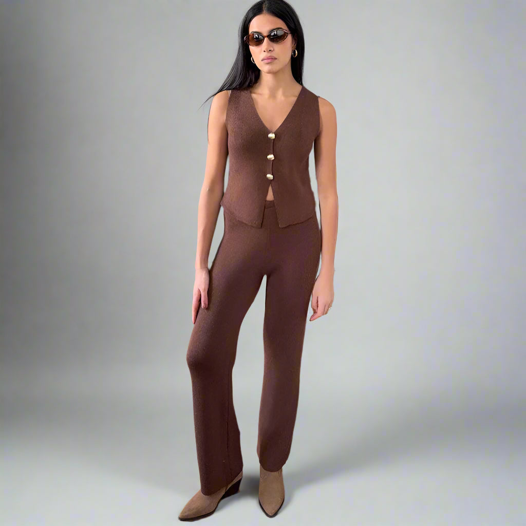 חליפת ווסט קזו׳אל סרוגה