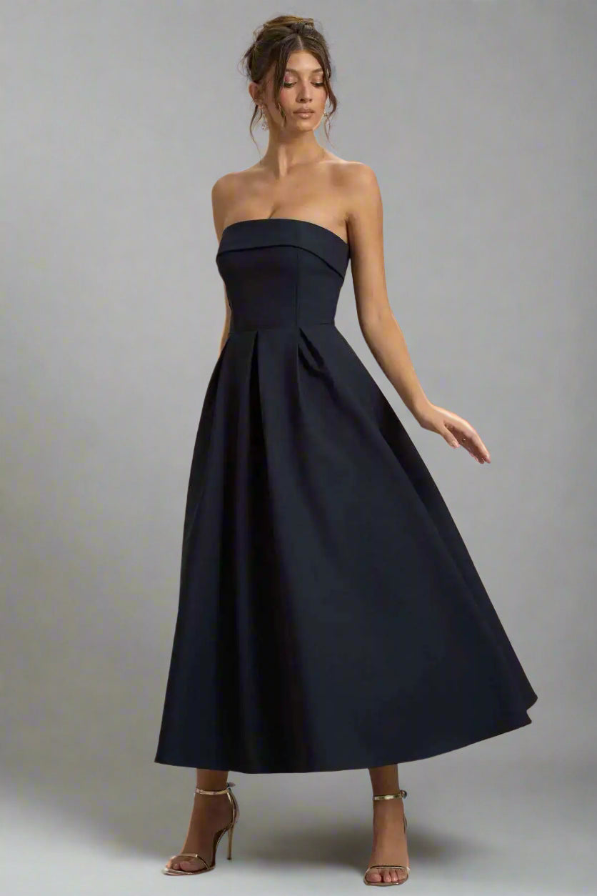 שמלת סטרפלס קיצית