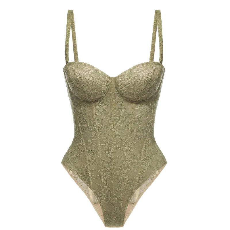 סט סאטן מחוך בגזרת מקסי