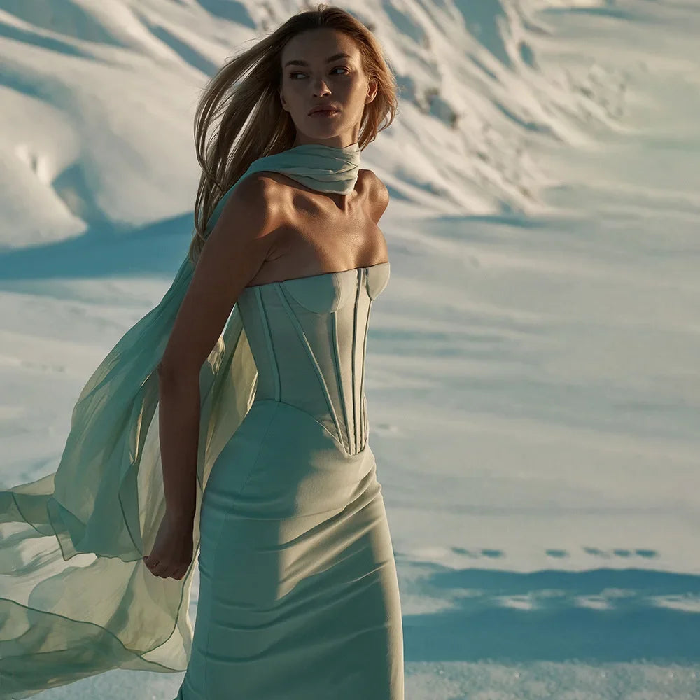 שמלת מחוך קיצית יוקרתית