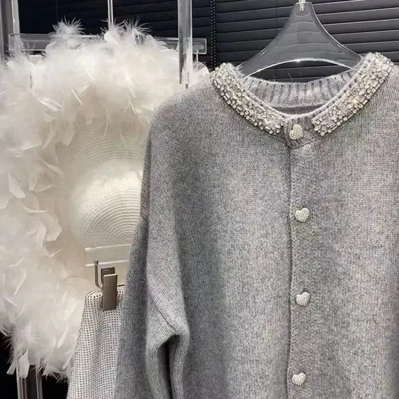 סוודר בשילוב אבנים - אליסיה