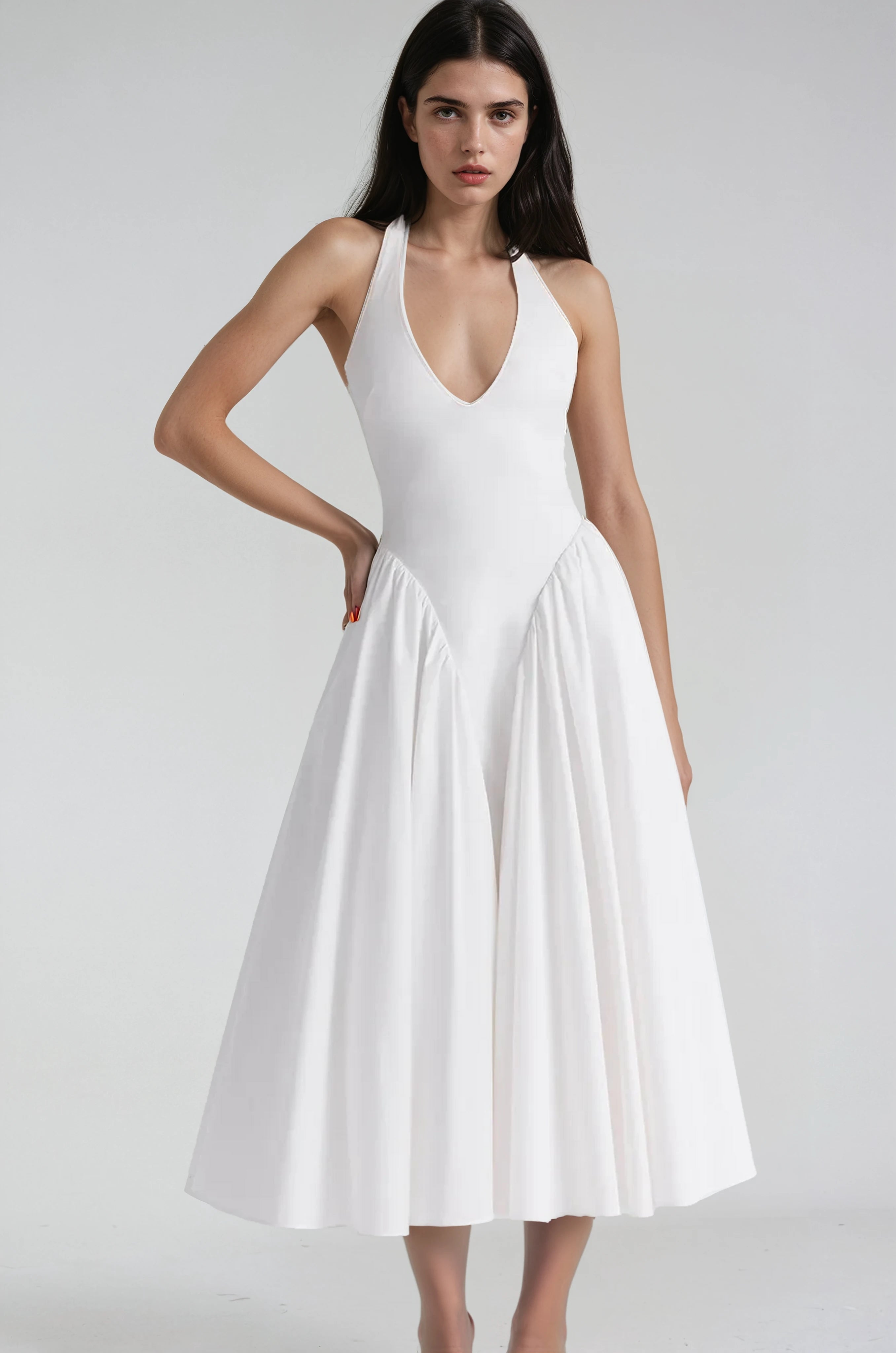 שמלת פעמון אלגנטית