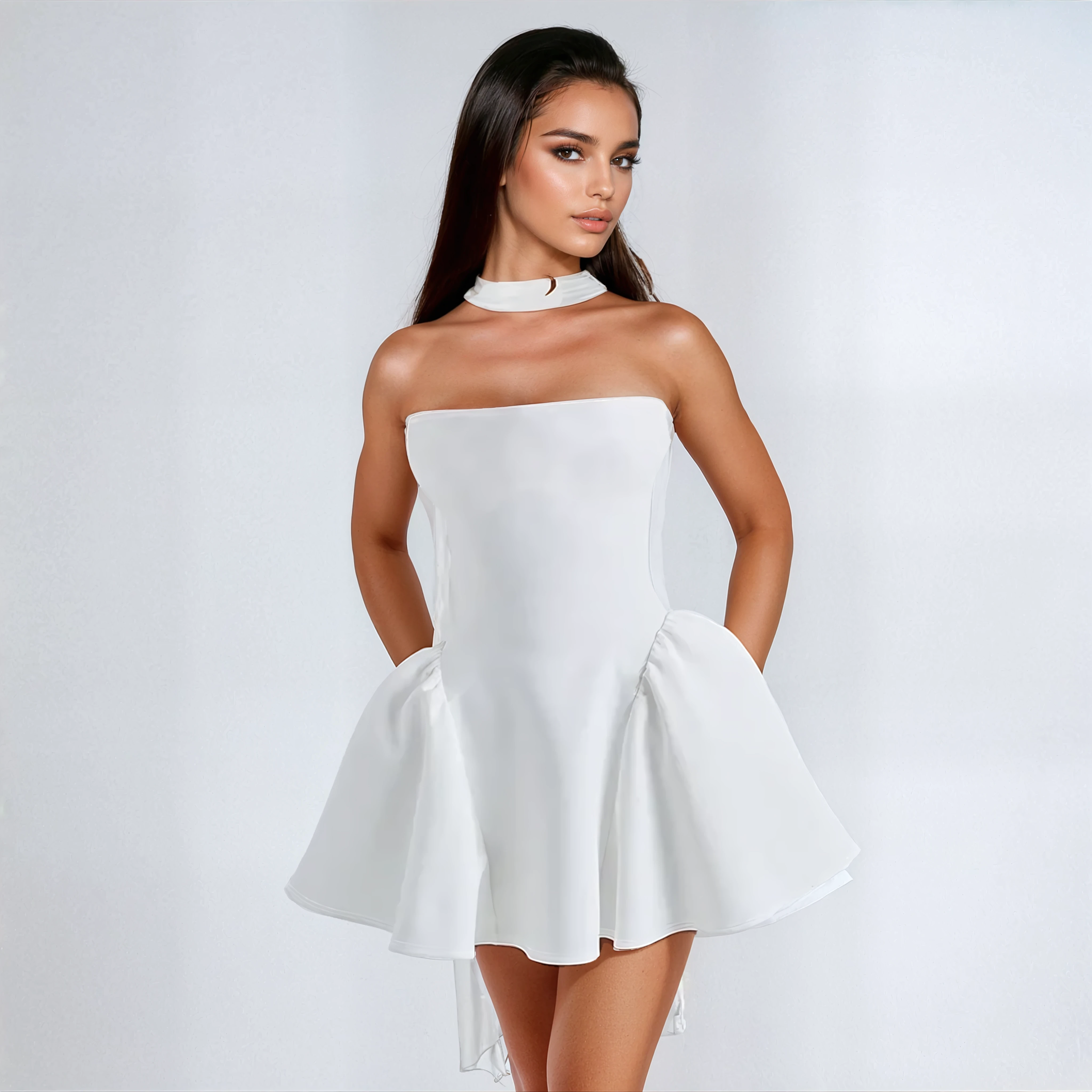 שמלת מיני יוקרתית