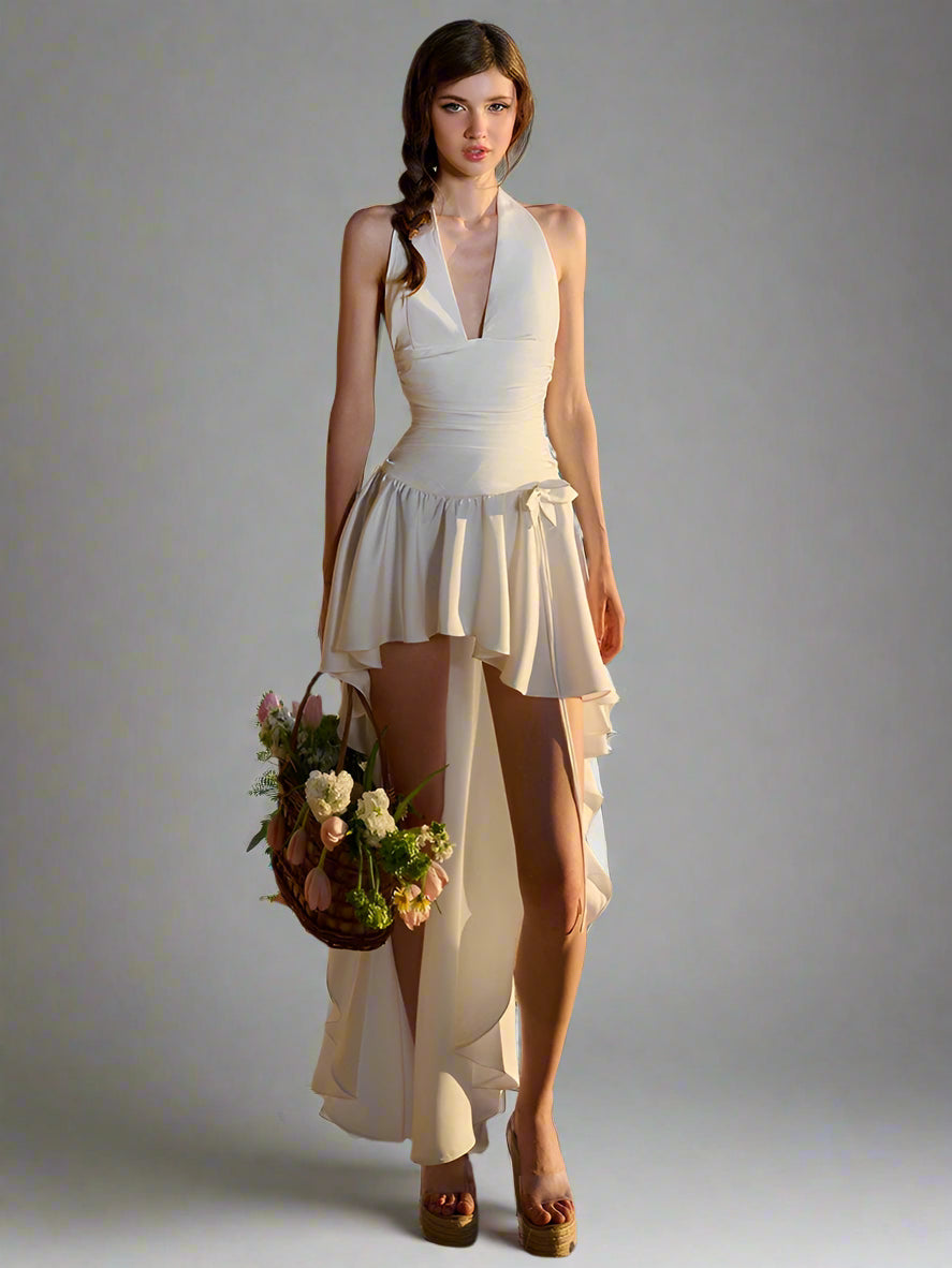 שמלת מיני נשפכת