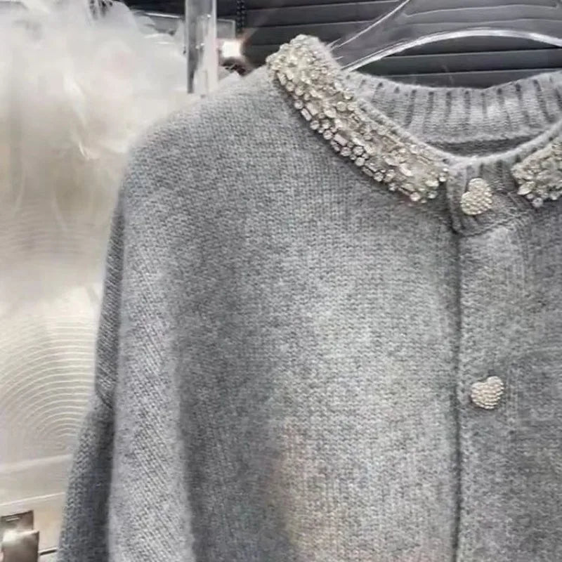 סוודר בשילוב אבנים - אליסיה