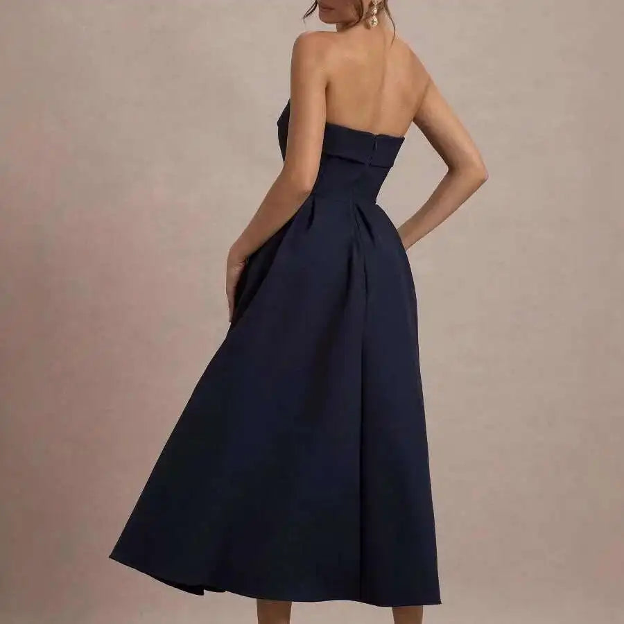 שמלת סטרפלס קיצית