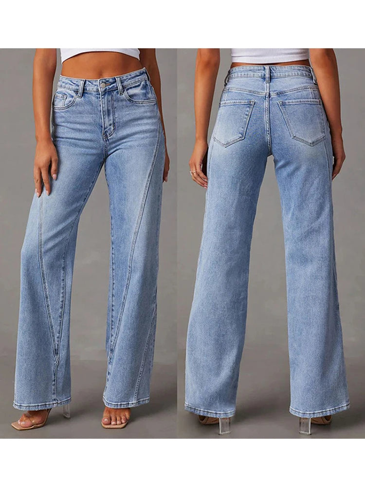 ג׳ינס בגזרה ישרה מתרחבת