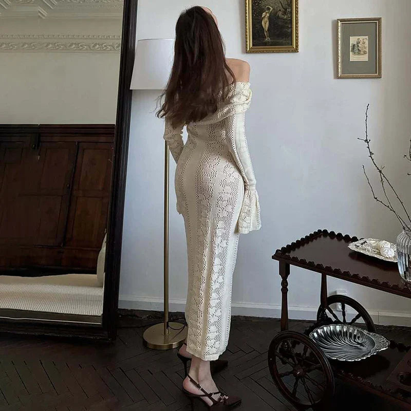 שמלת סטרפלס תחרה