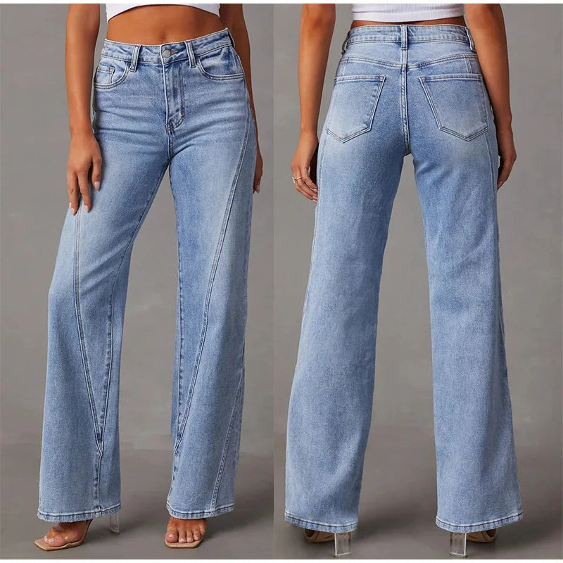 ג׳ינס בגזרה ישרה מתרחבת