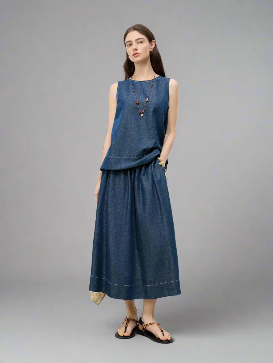 חליפת ג׳ינס קלילה בסגנון קזו׳אל