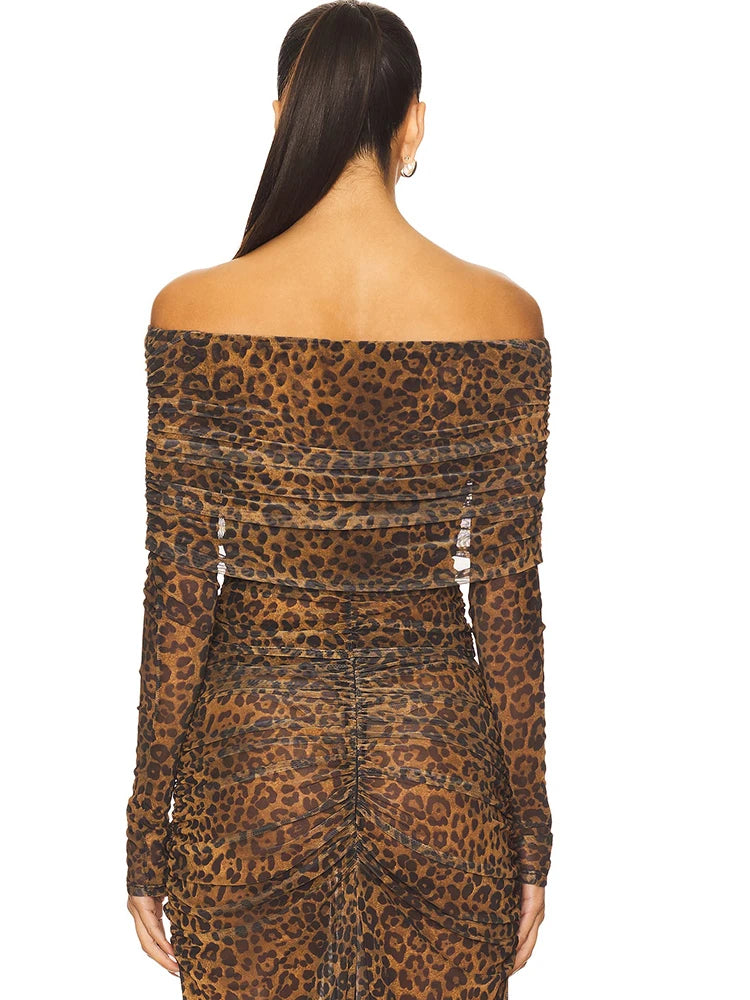 חליפת 2 חלקים מנומרת- מארי