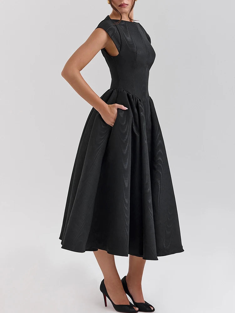 שמלת פעמון אלגנטית מחמיאה