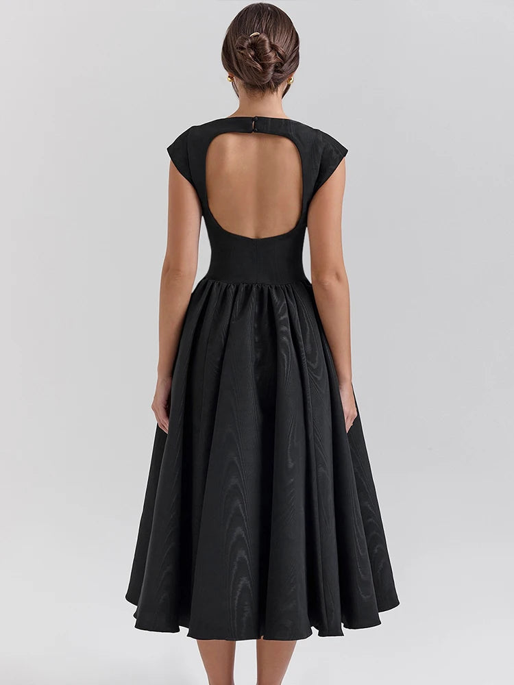 שמלת פעמון אלגנטית מחמיאה