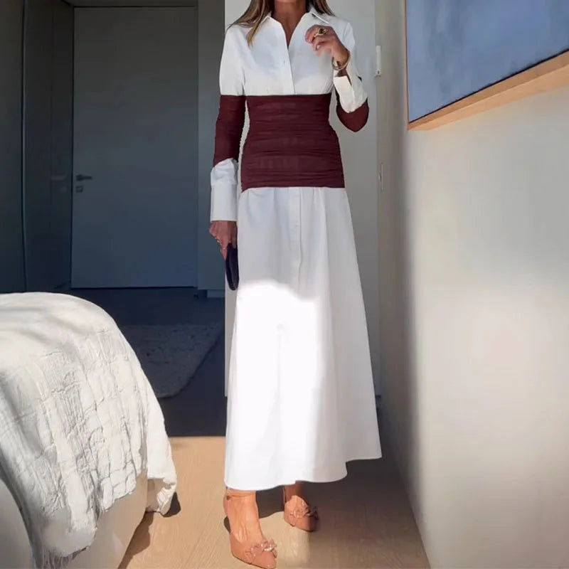 שמלת מקסי עם שסע