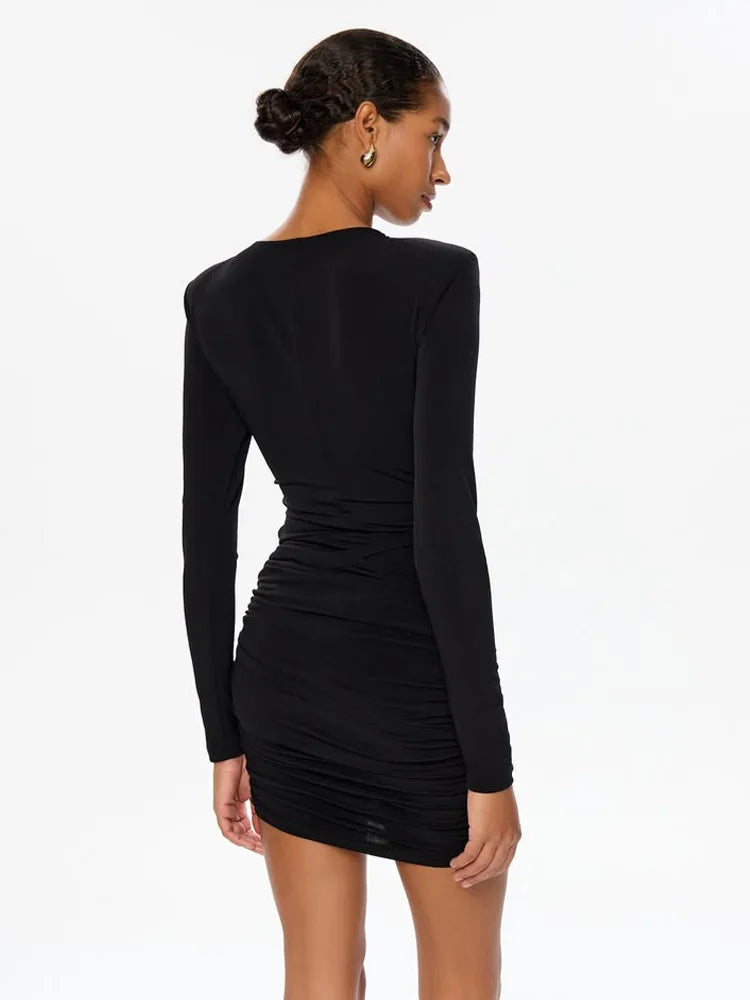 שמלת מיני עם חיתוכים - קטיה