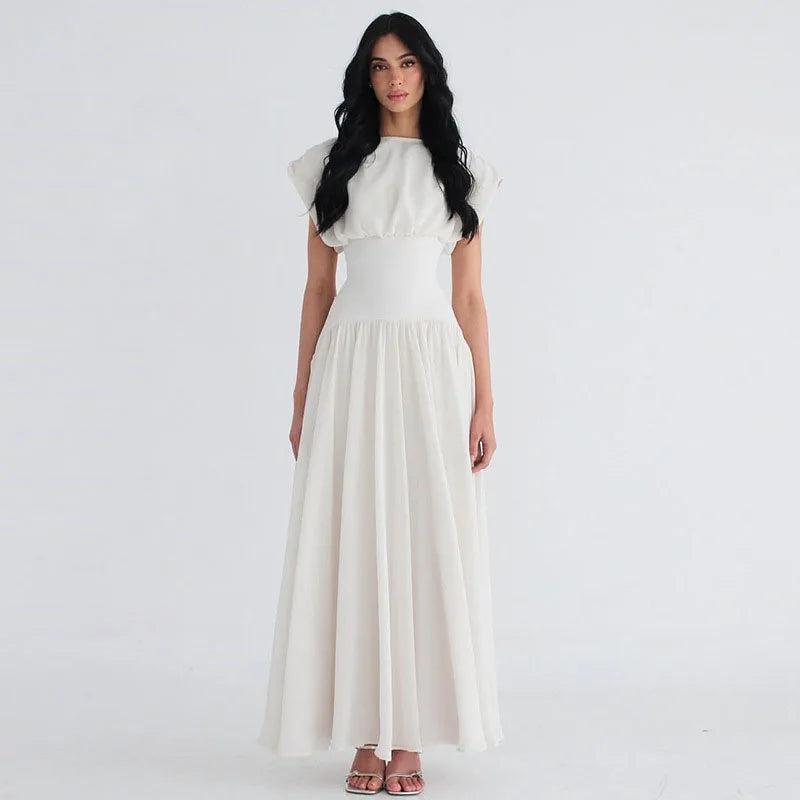 שמלת מקסי גזרה מחטבת