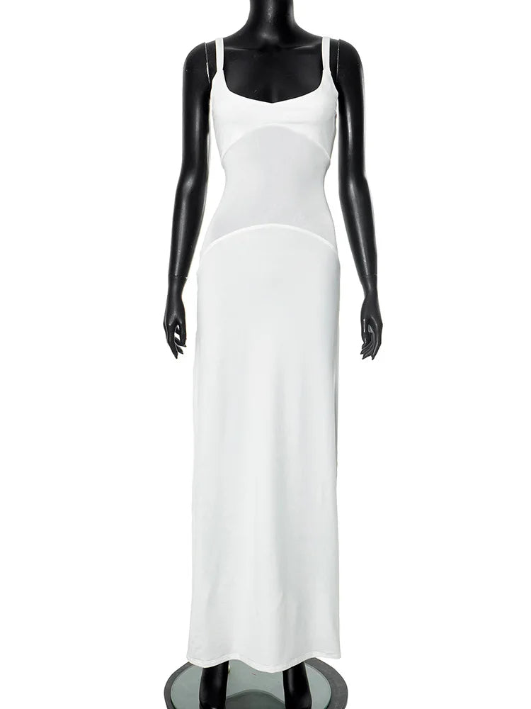 שמלת מקסי צמודה אלגנטית