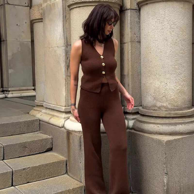 חליפת ווסט קזו׳אל סרוגה