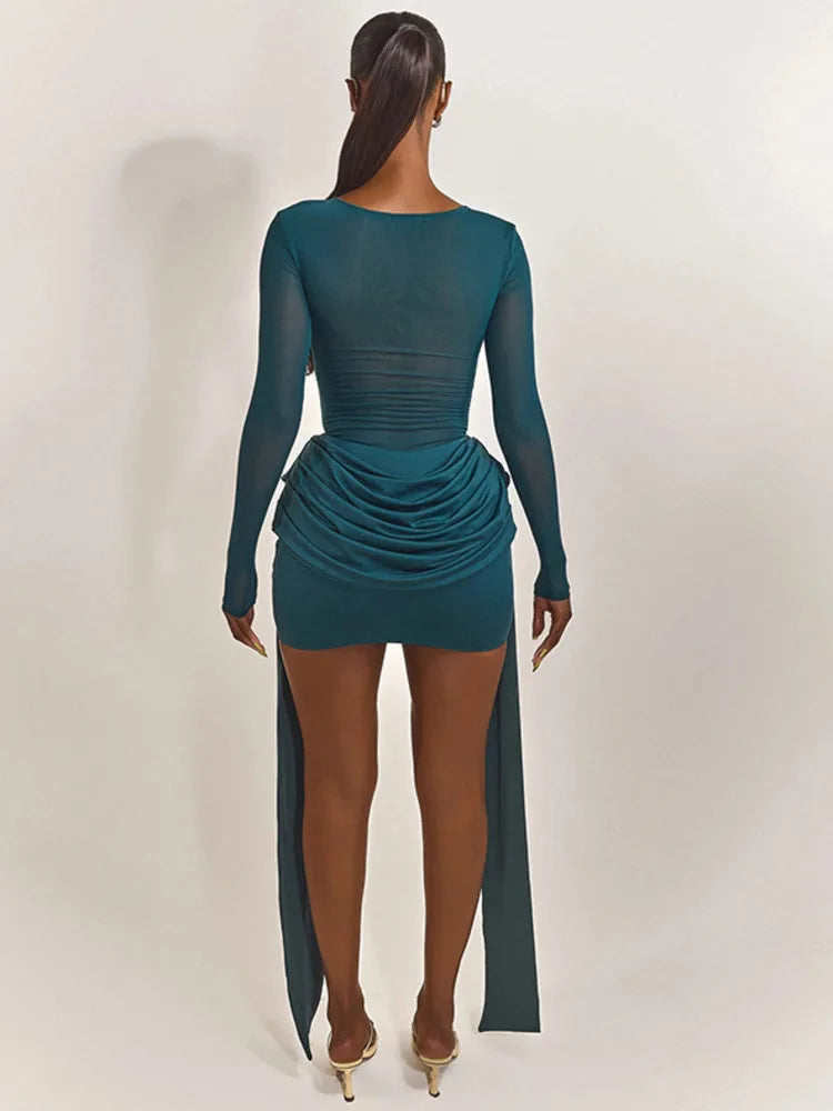 שמלת ערב סופר אלגנטית משולבת- מלאני