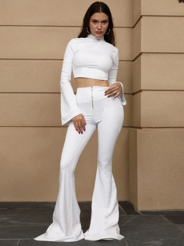 סט אלגנטי בגזרה מתרחבת