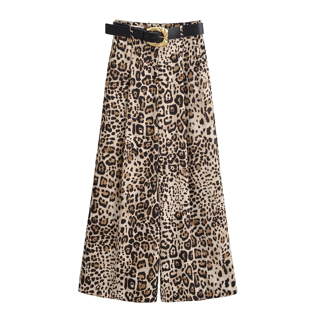 מכנסי אובר-סייז בשילוב חגורה- קנדל