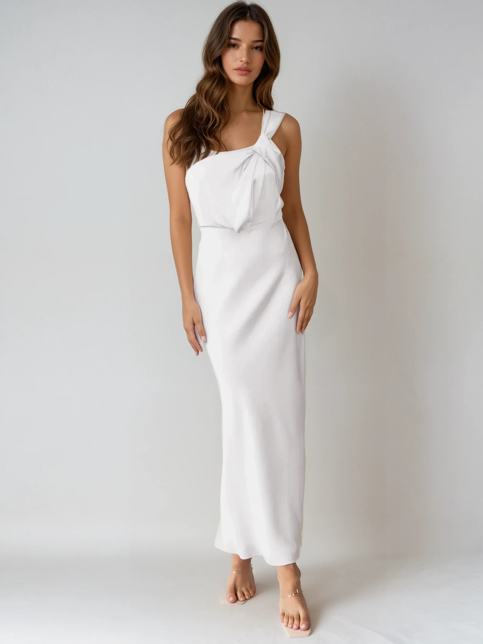 שמלת וואן שולדר בגזרת מקסי