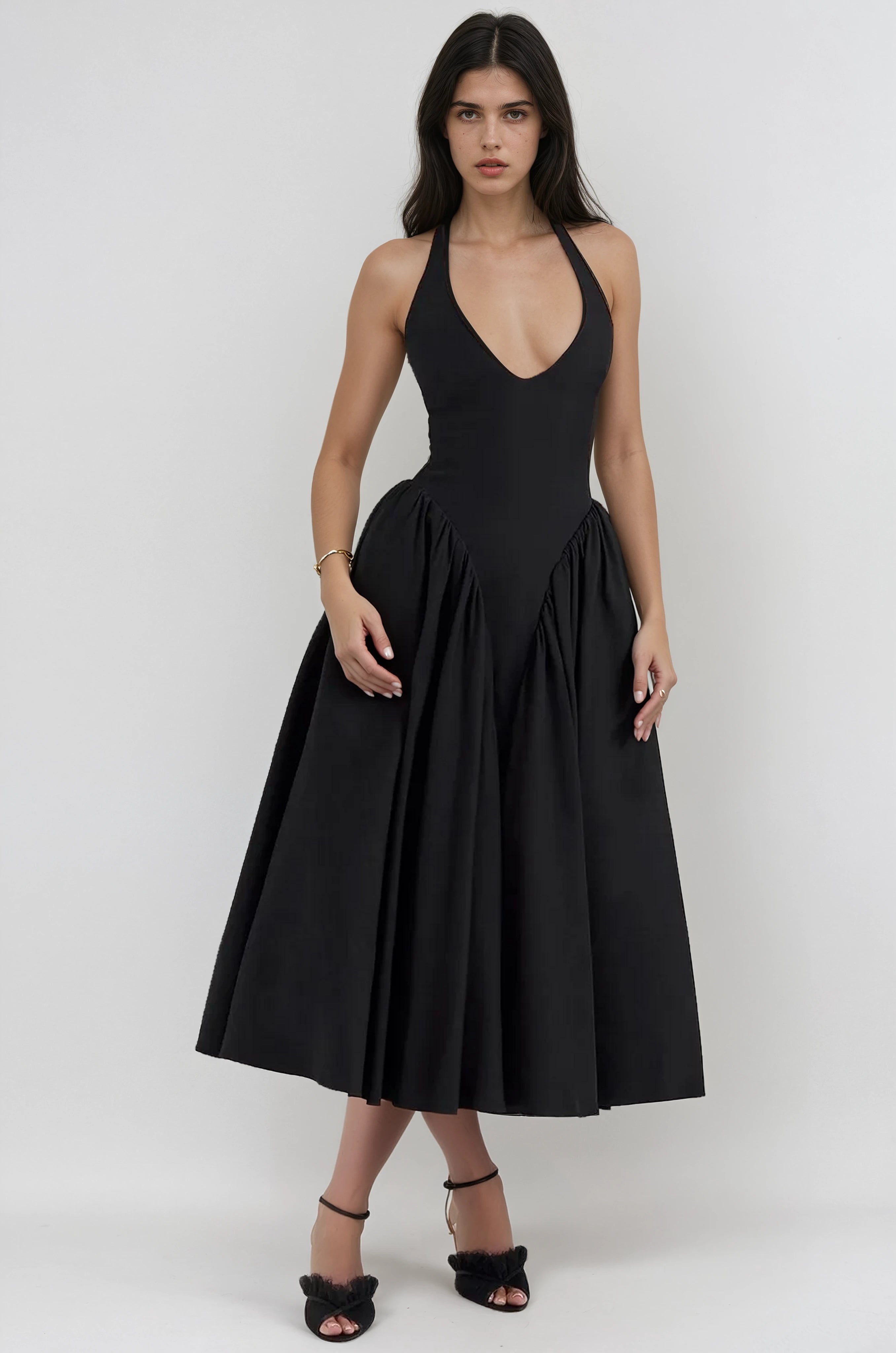 שמלת פעמון אלגנטית